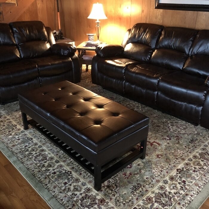 Bryce 2 Piece Faux Leather Reclining Living Room Set