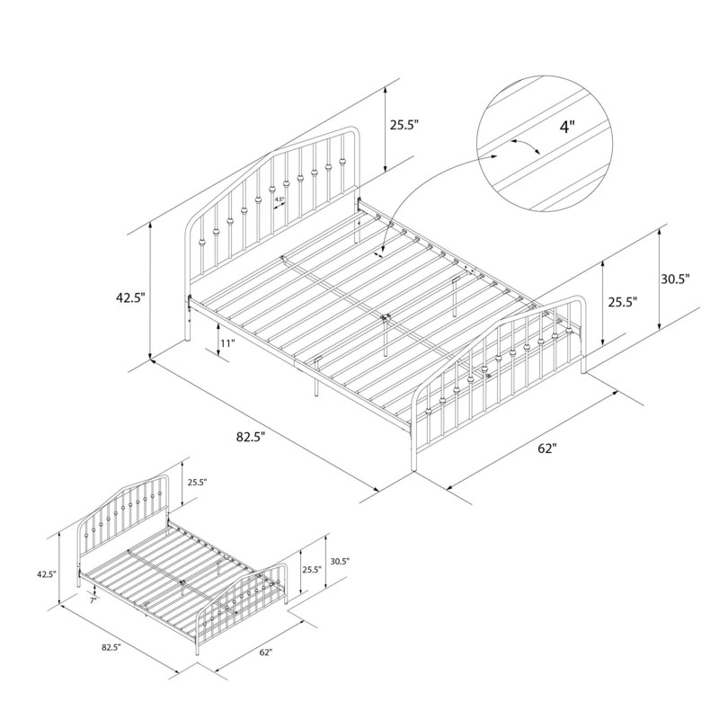 Bushwick Platform Bed