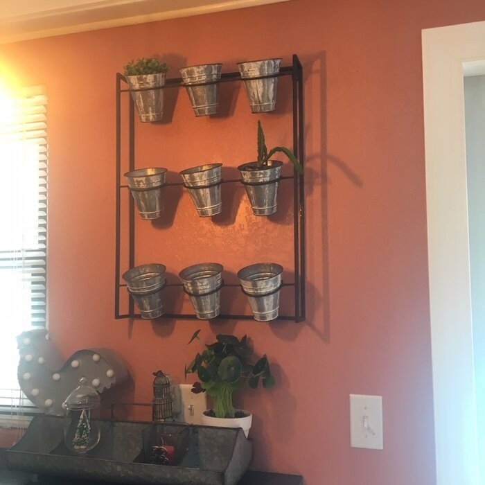 Cardona 9-Piece Pot Metal Wall Planter
