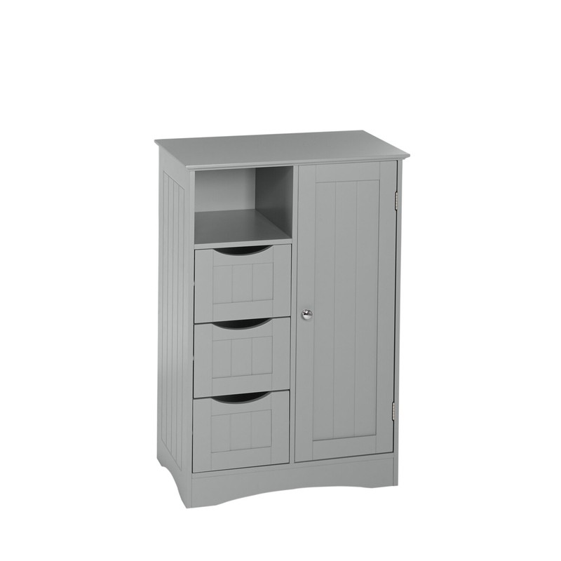 Caril 22.05'' W x 32.1'' H x 13.39'' D Free-Standing Bathroom Cabinet