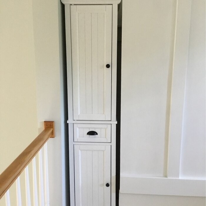 Carmel 16'' W x 72'' H x 14'' D Linen Cabinet