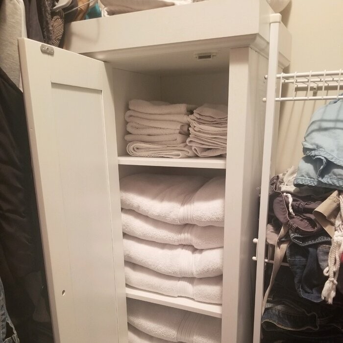 Carmel 16'' W x 72'' H x 14'' D Linen Cabinet