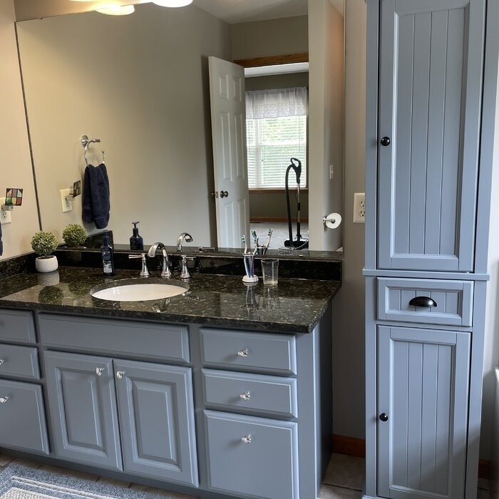 Carmel 16'' W x 72'' H x 14'' D Linen Cabinet