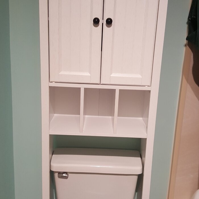 Carmel 23'' W x 72'' H x 11'' D Over-The-Toilet Storage