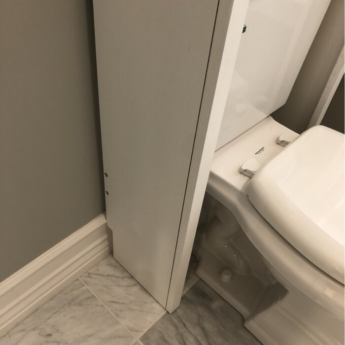 Carmel 23'' W x 72'' H x 11'' D Over-The-Toilet Storage
