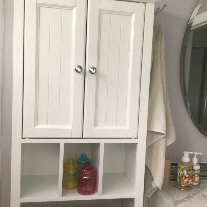 Carmel 23'' W x 72'' H x 11'' D Over-The-Toilet Storage