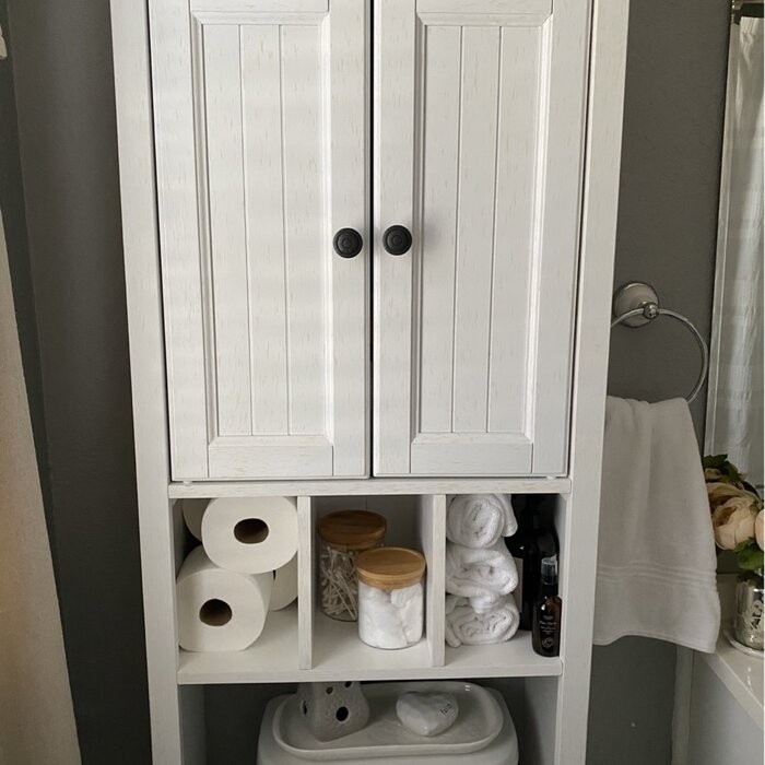Carmel 23'' W x 72'' H x 11'' D Over-The-Toilet Storage