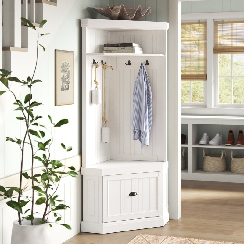 Carmel 33.5'' Wide Hall Tree with Bench