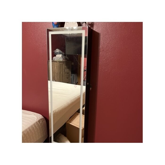 Cassell 16'' Wide Jewelry Armoire with Mirror
