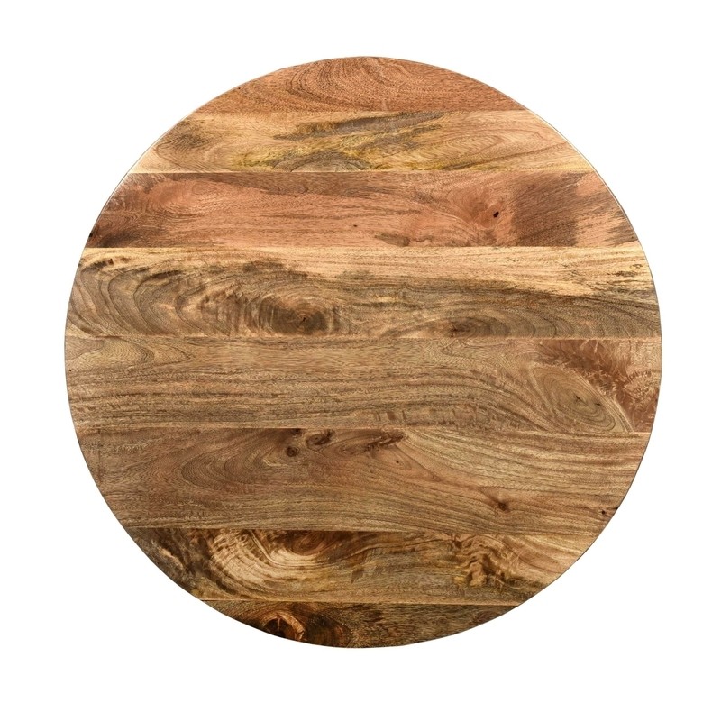 Cassius Solid Wood Drum Coffee Table