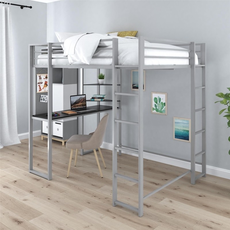 Cato Loft Bed with Bookcase by Mack & Milo™