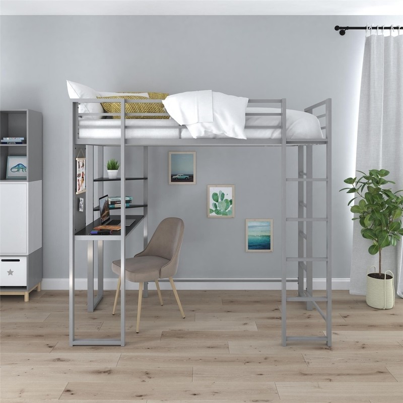 Cato Loft Bed with Bookcase by Mack & Milo™
