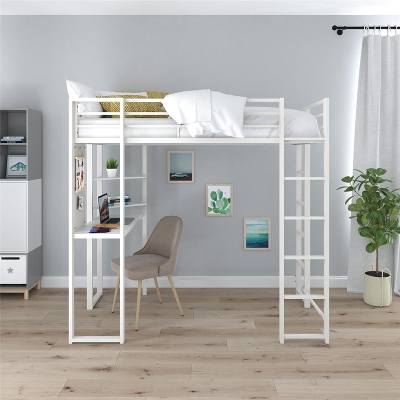 Cato Loft Bed with Bookcase by Mack & Milo™