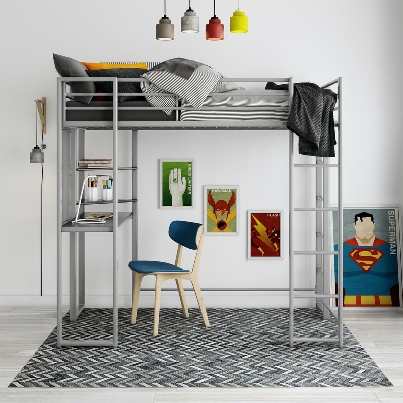 Cato Loft Bed with Bookcase by Mack & Milo™