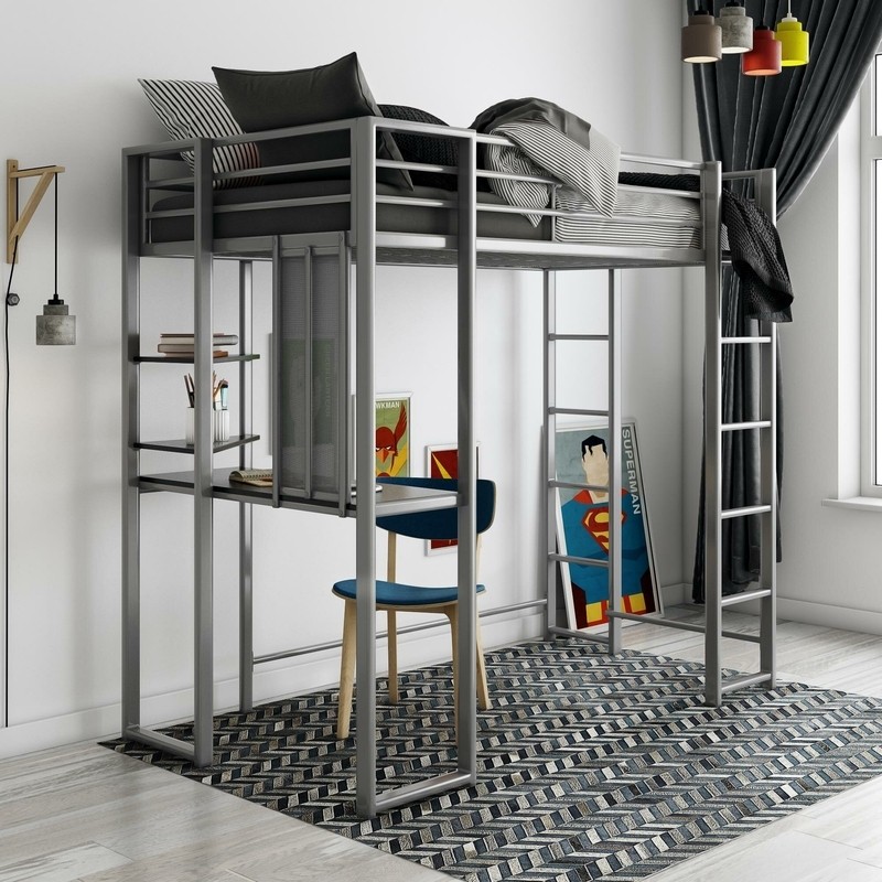 Cato Loft Bed with Bookcase by Mack & Milo™