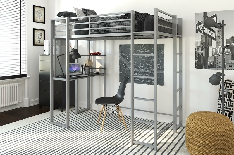 Cato Loft Bed with Bookcase by Mack & Milo™