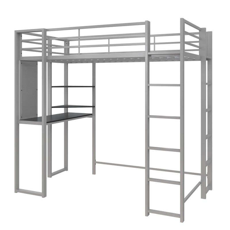 Cato Loft Bed with Bookcase by Mack & Milo™