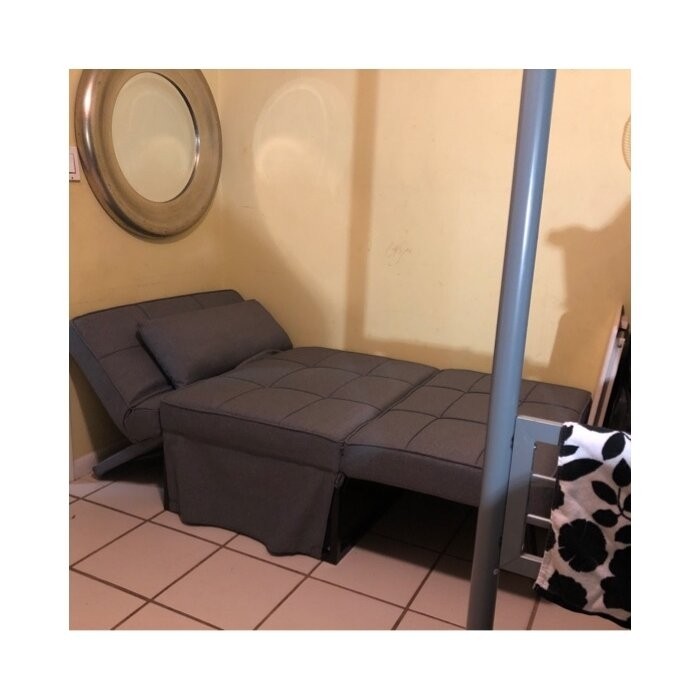 Chaliyah 74.02'' Armless Sofa Bed
