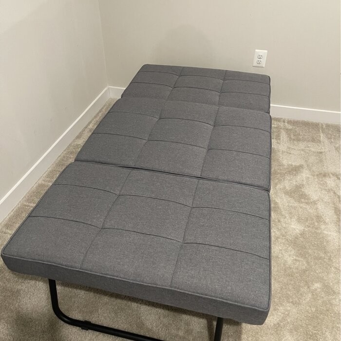 Chaliyah 74.02'' Armless Sofa Bed