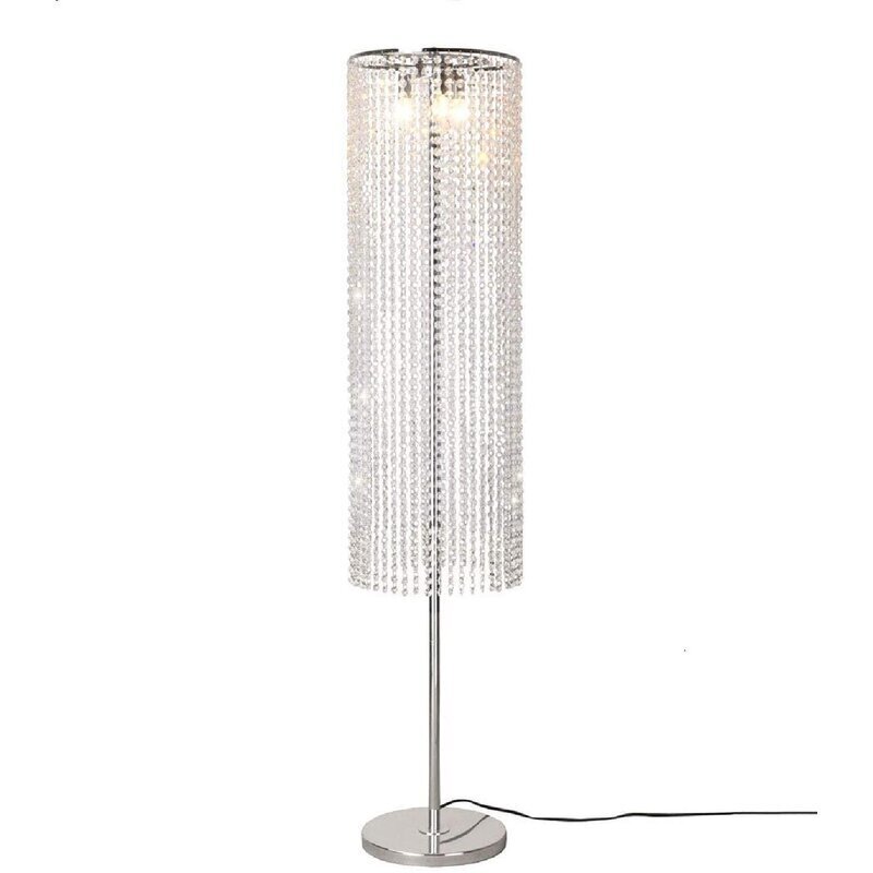 Chandelier Floor Lamp With Rectangle Shade