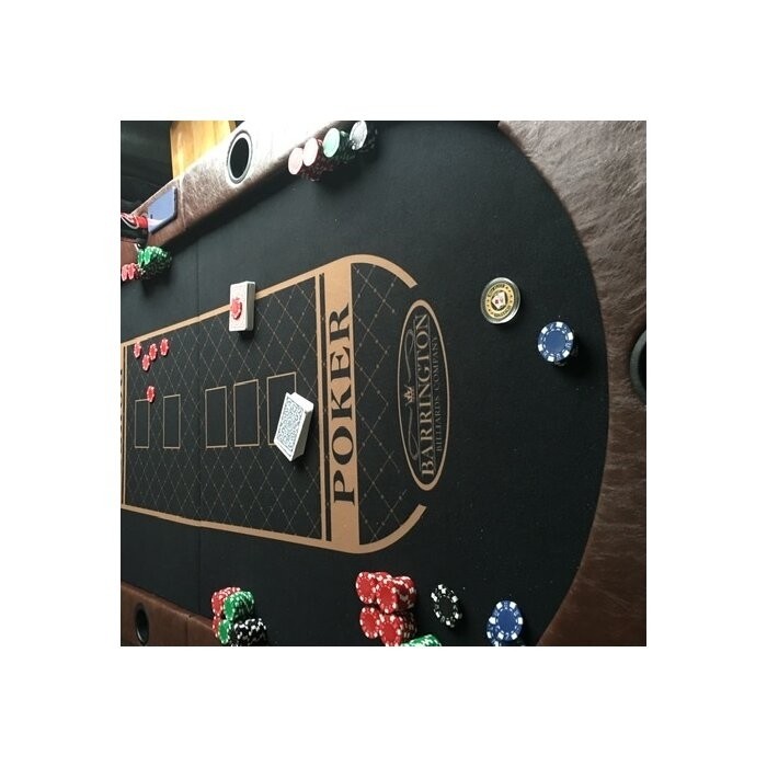 Charleston Premium Texas Hold'em 84" 10 - Player Poker Table