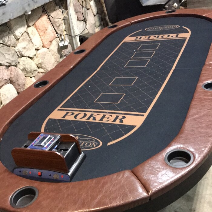 AVAWING 8 Players Foldable Game Poker Table With Cup Holder - On Sale - Bed Bath
