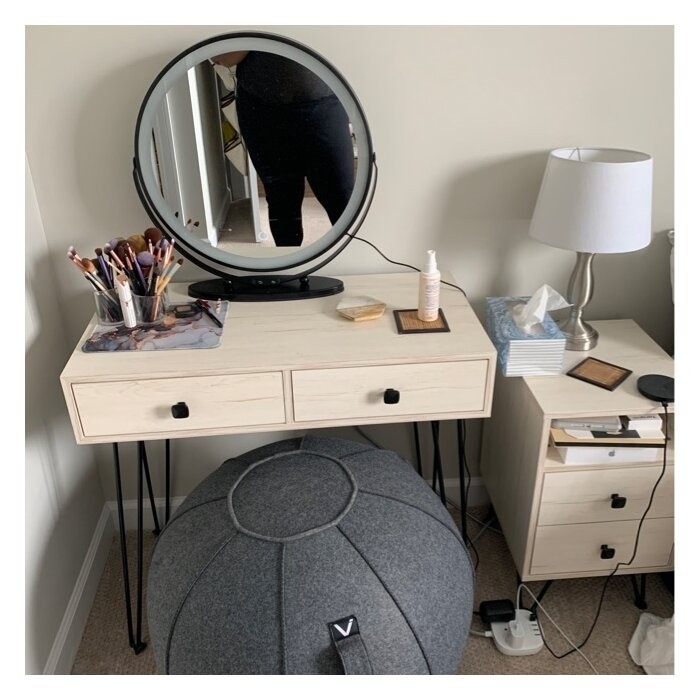 Cheneyville Vanity Set with Stool and Mirror