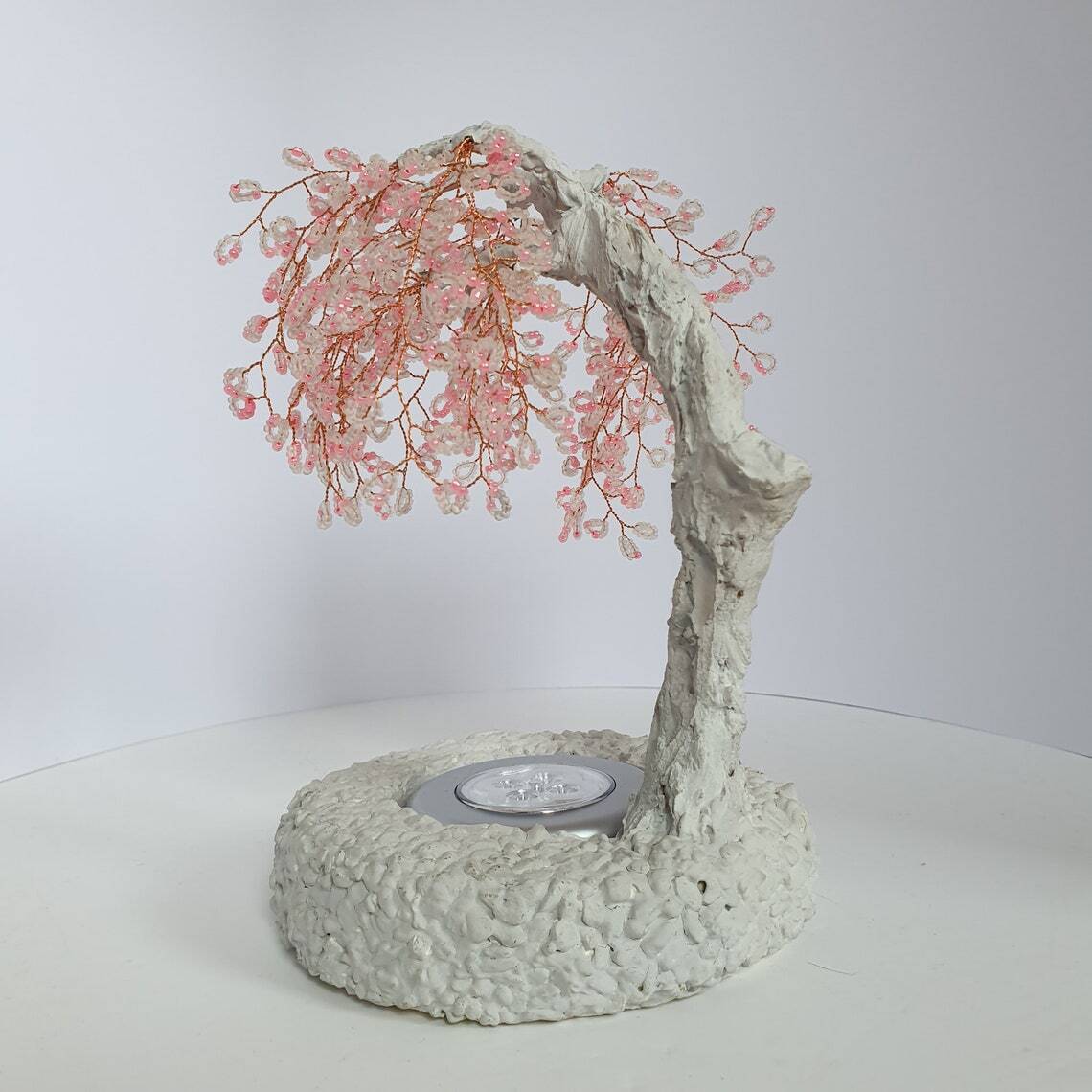Cherry Floral Touch Lamp