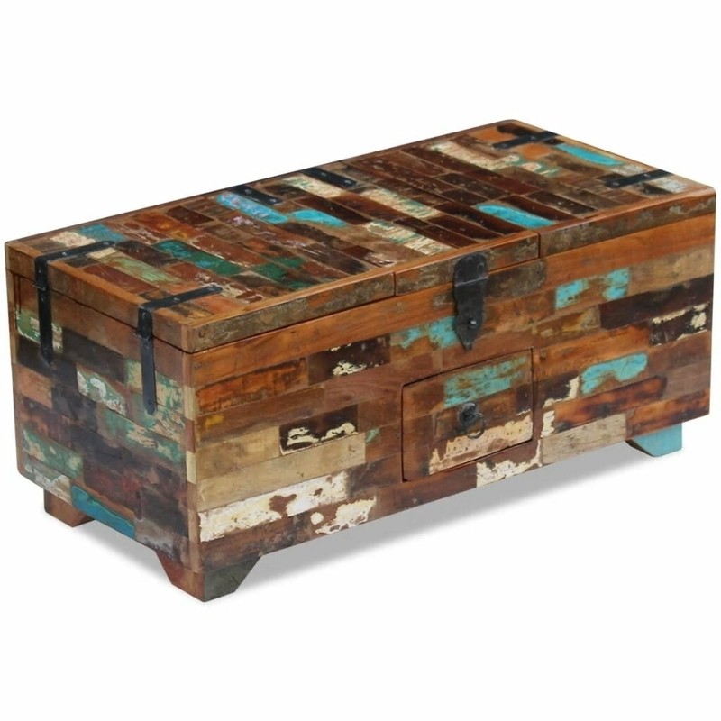 Chicopee Solid Wood Coffee Table with Storage