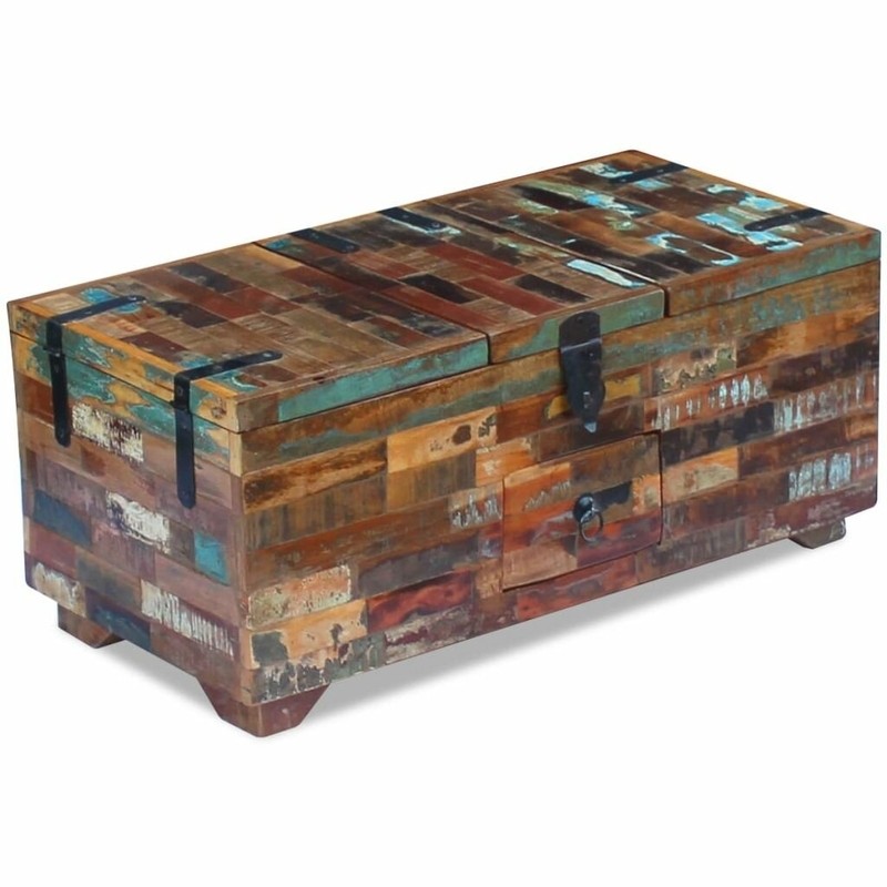 Chicopee Solid Wood Coffee Table with Storage