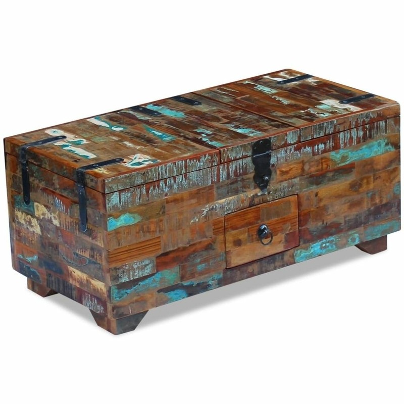 Chicopee Solid Wood Coffee Table with Storage