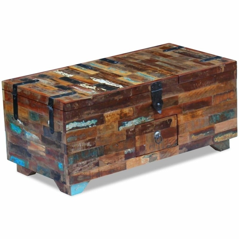 Chicopee Solid Wood Coffee Table with Storage