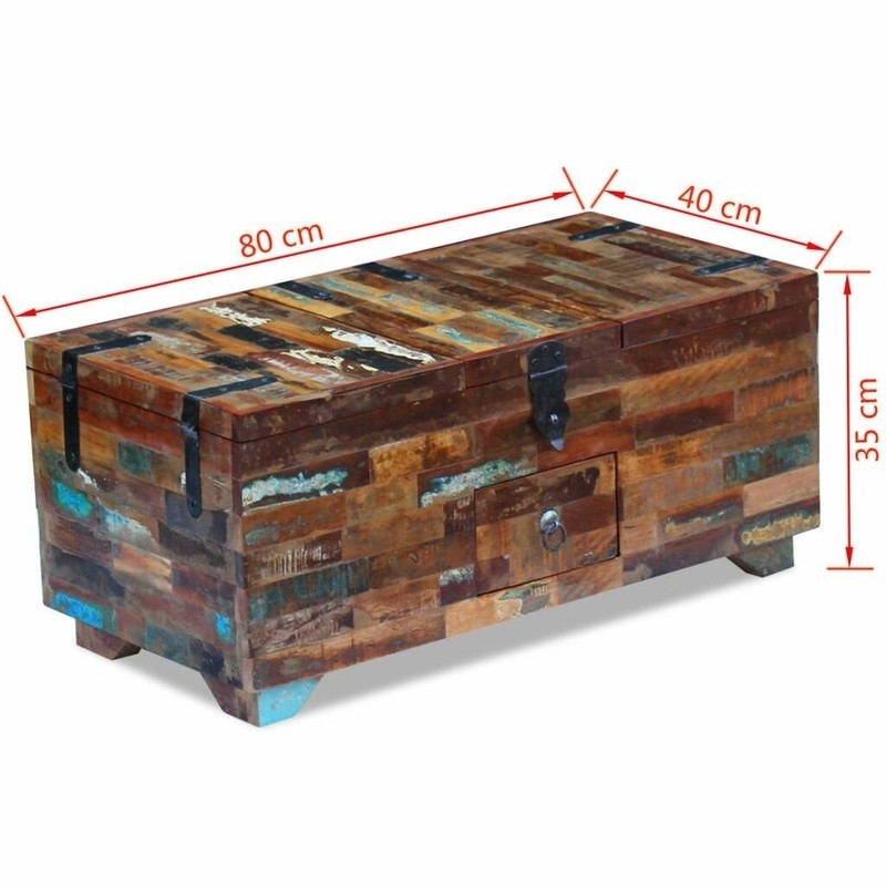 Chicopee Solid Wood Coffee Table with Storage