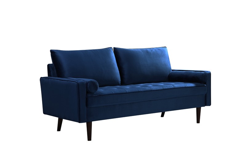 Chretien 70'' Velvet Square Arm Sofa