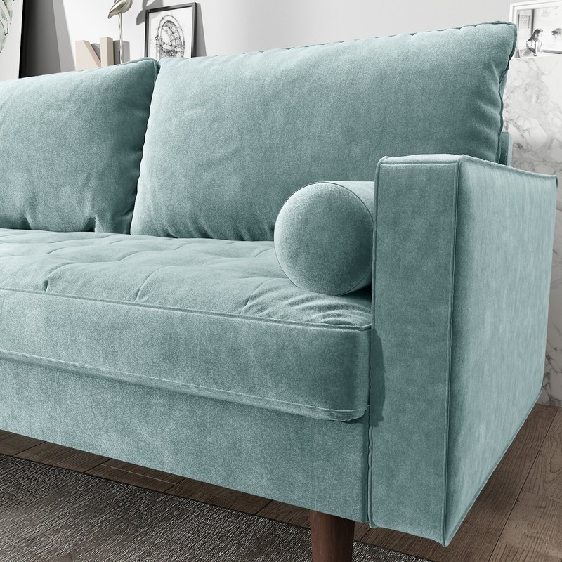 Chretien 70'' Velvet Square Arm Sofa