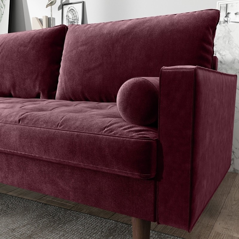 Chretien 70'' Velvet Square Arm Sofa