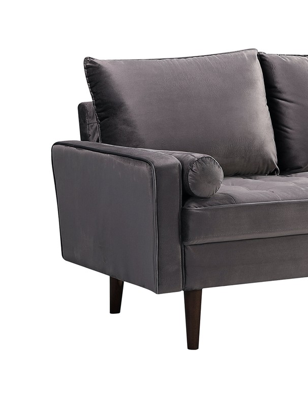 Chretien 70'' Velvet Square Arm Sofa