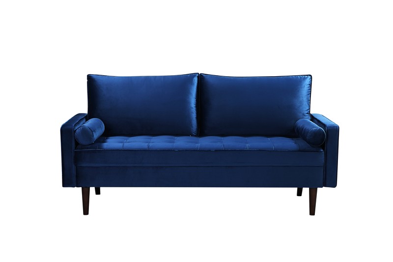 Chretien 70'' Velvet Square Arm Sofa