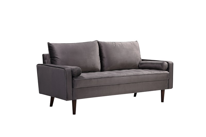 Chretien 70'' Velvet Square Arm Sofa