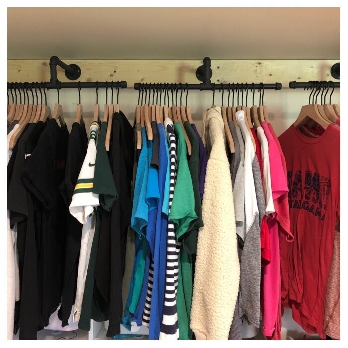 Clarkston 19.9'' Wall Mounted Clothes Rack