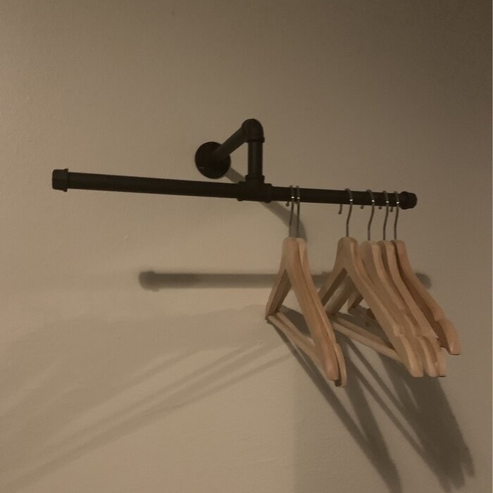 Clarkston 19.9'' Wall Mounted Clothes Rack