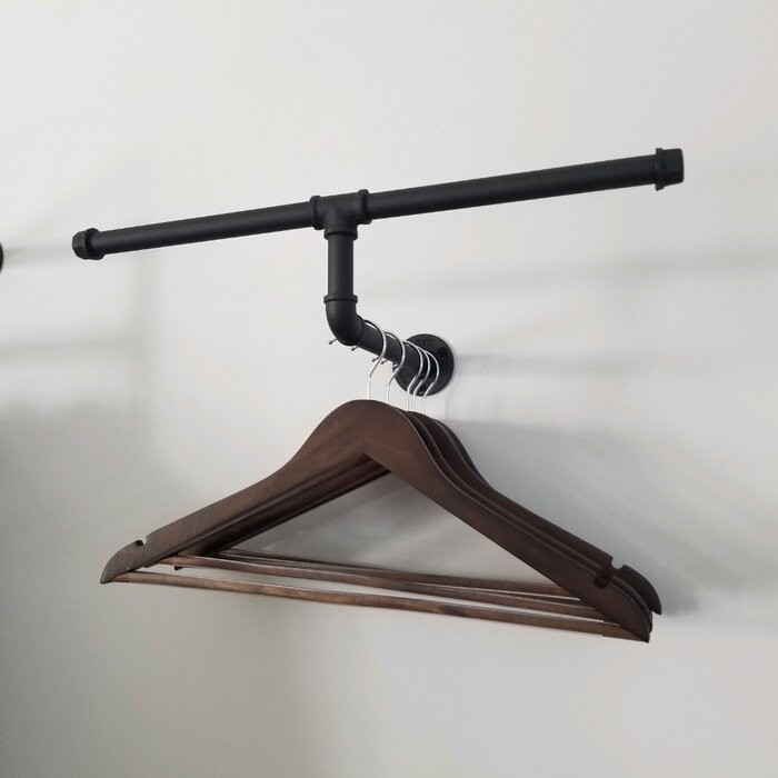 Clarkston 19.9'' Wall Mounted Clothes Rack