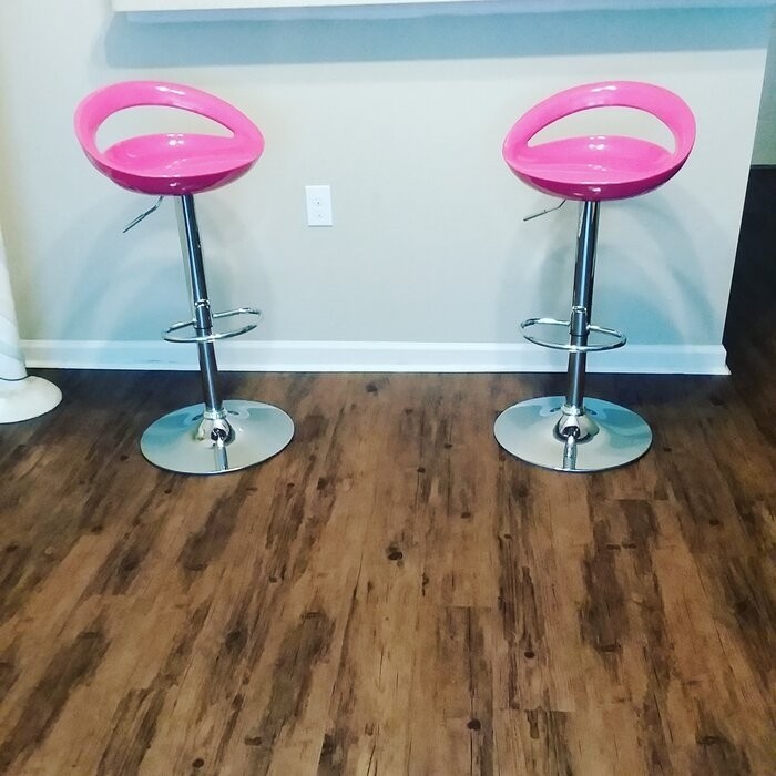 Claudine Swivel Adjustable Height Bar Stool