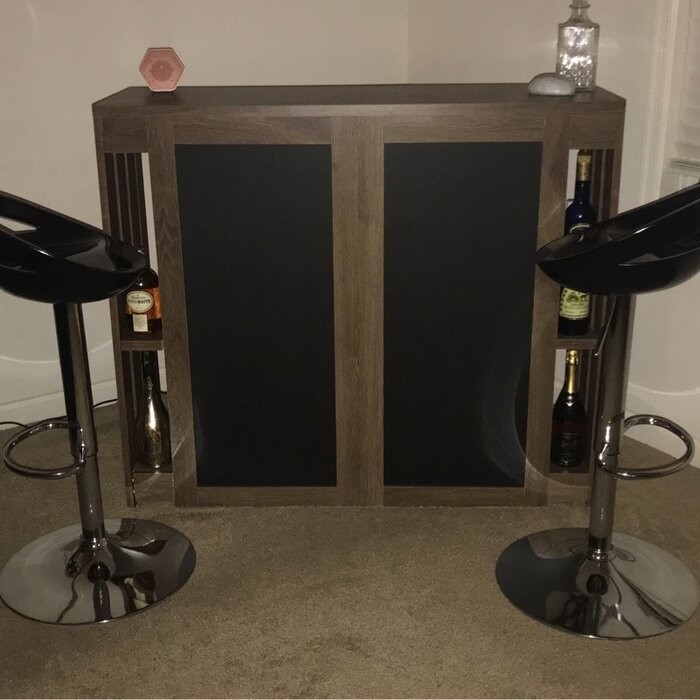 Claudine Swivel Adjustable Height Bar Stool