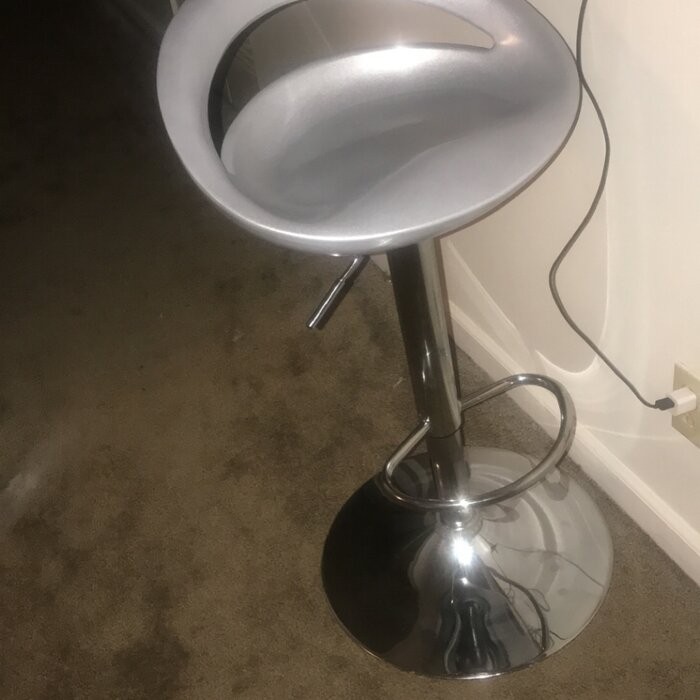 Claudine Swivel Adjustable Height Bar Stool