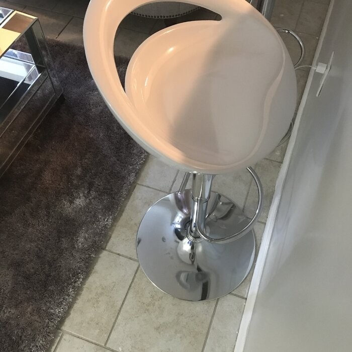 Claudine Swivel Adjustable Height Bar Stool