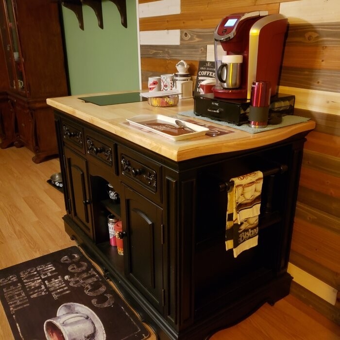Clemente 56'' Wide Kitchen Island Set