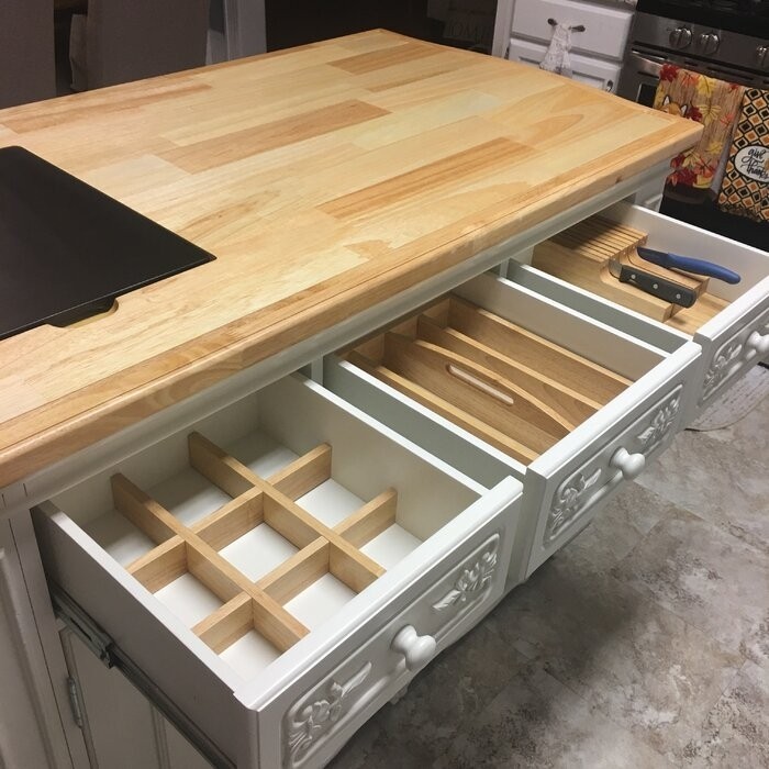Clemente 56'' Wide Kitchen Island Set