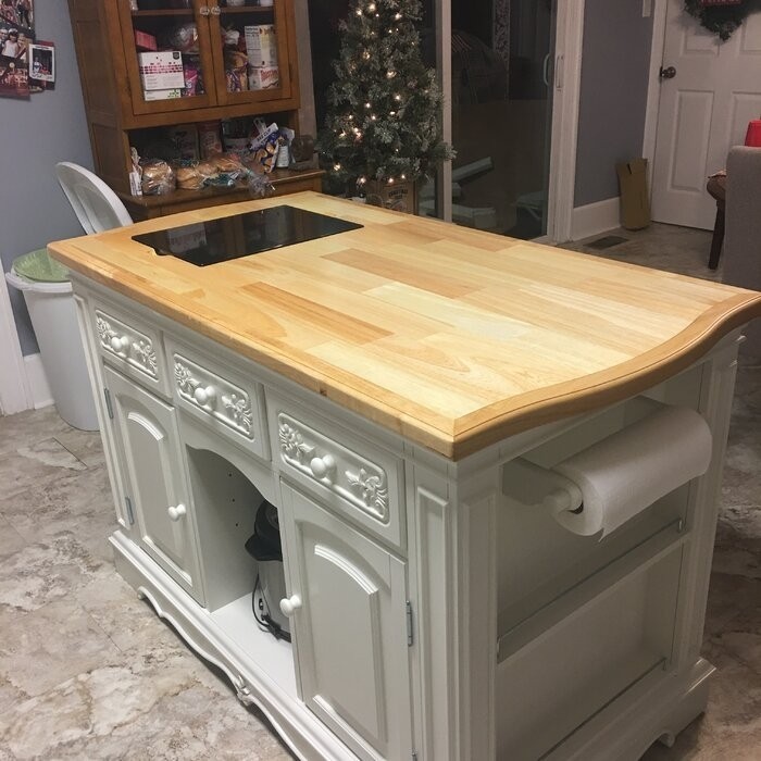 Clemente 56'' Wide Kitchen Island Set