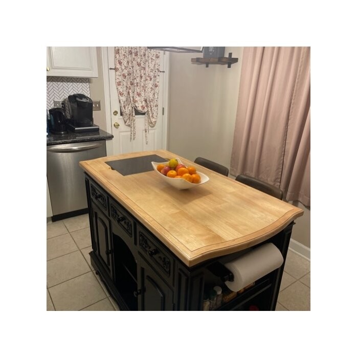 Clemente 56'' Wide Kitchen Island Set